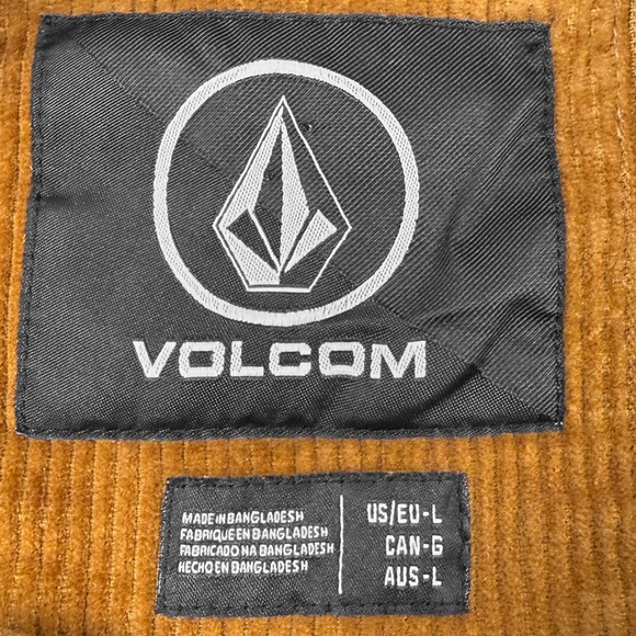 Volcom Halecrest Jacket - NWT Mens Size Large Rust - #46205-DSK1 - Picture 3 of 5